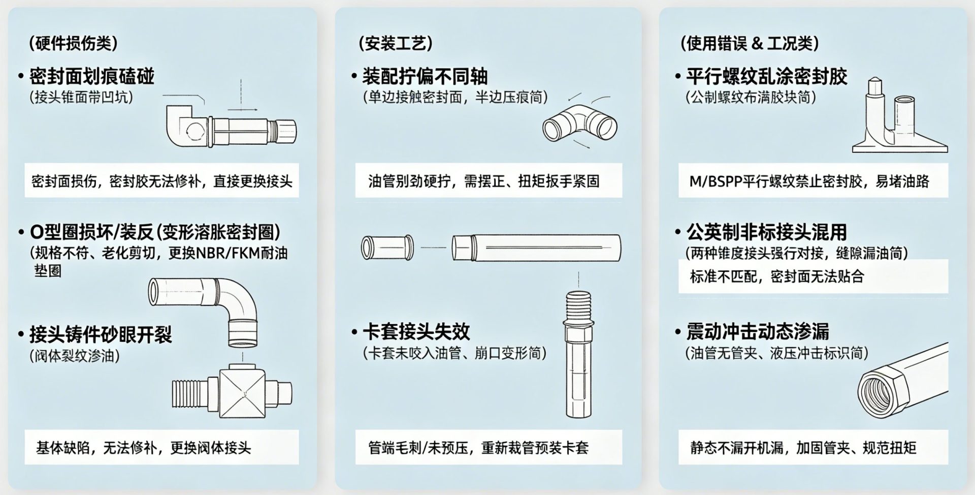 漏油故障