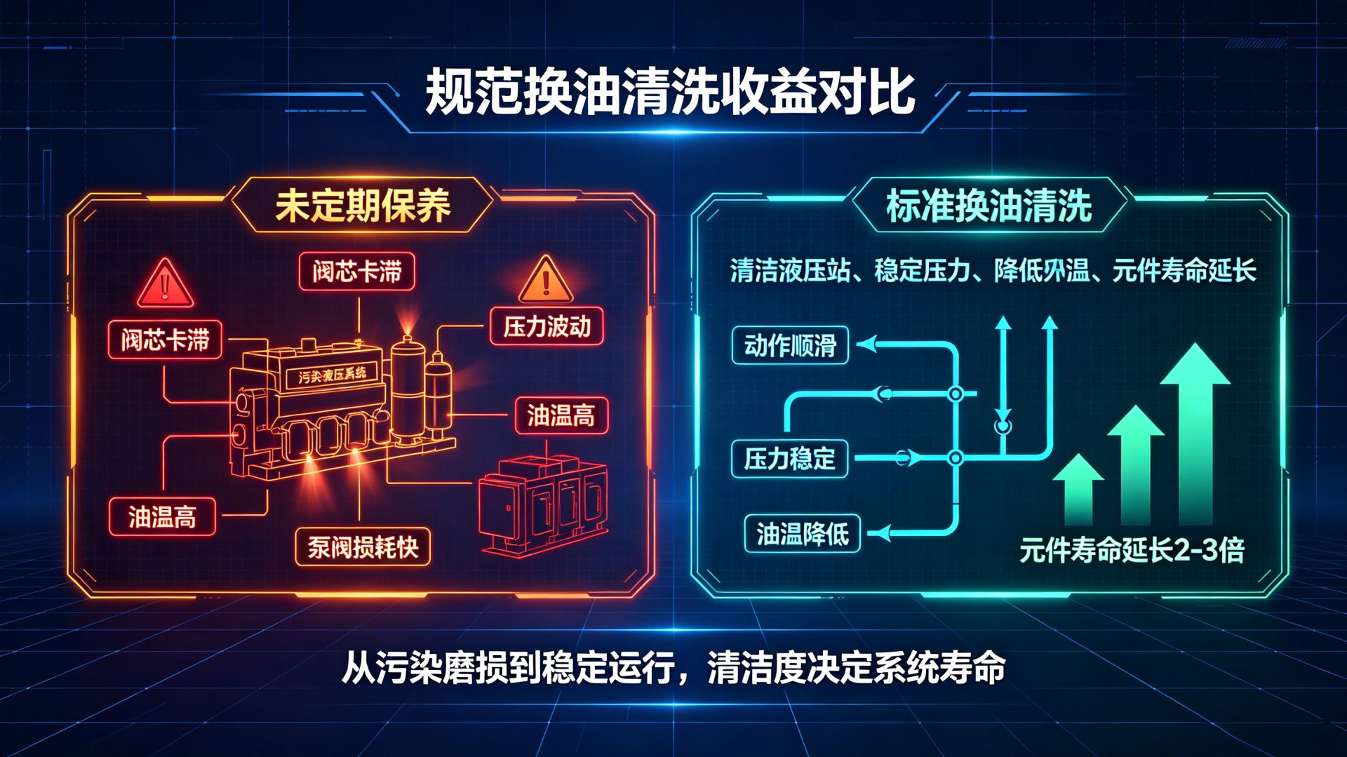 液压油更替收益
