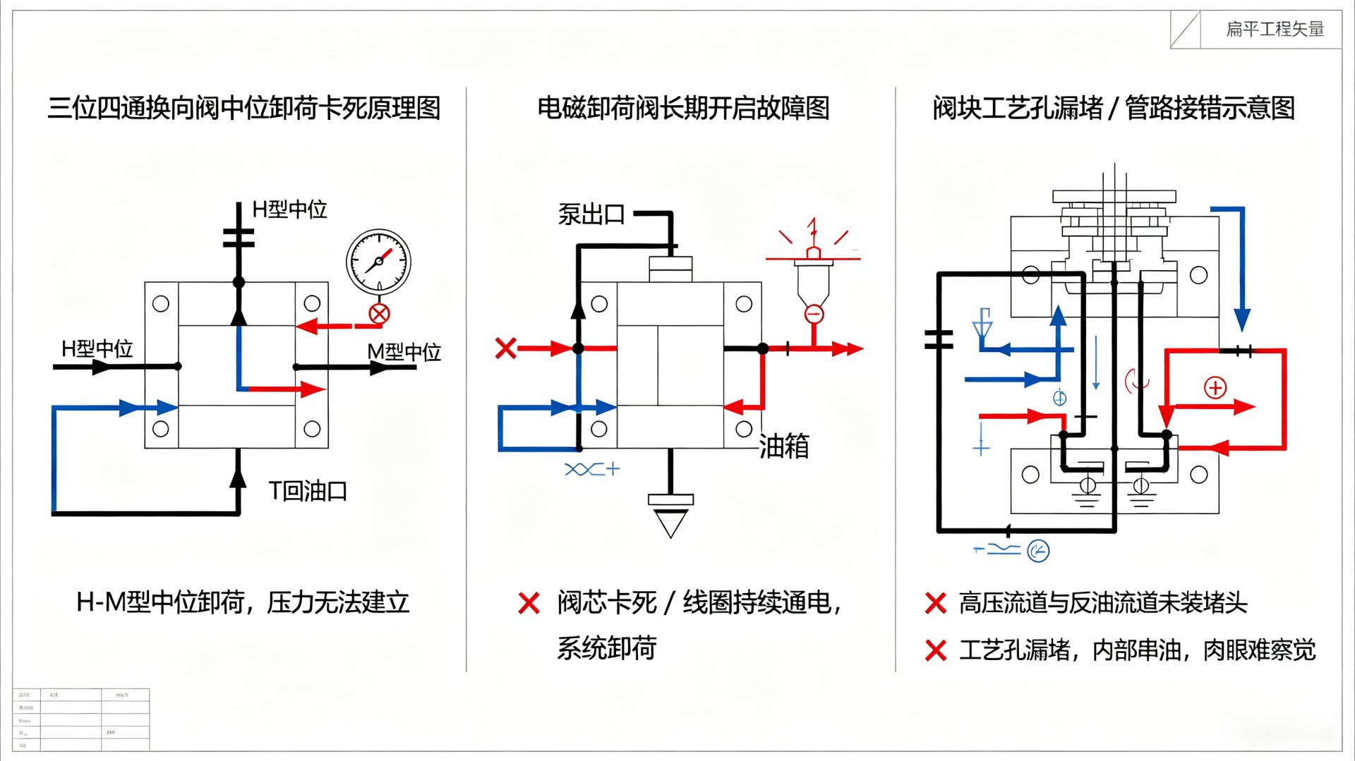 阀芯故障流程图解