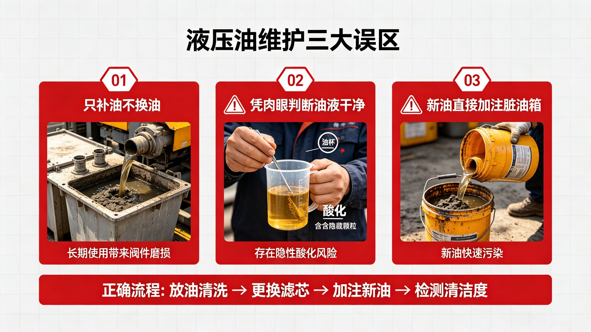 液压油维护流程
