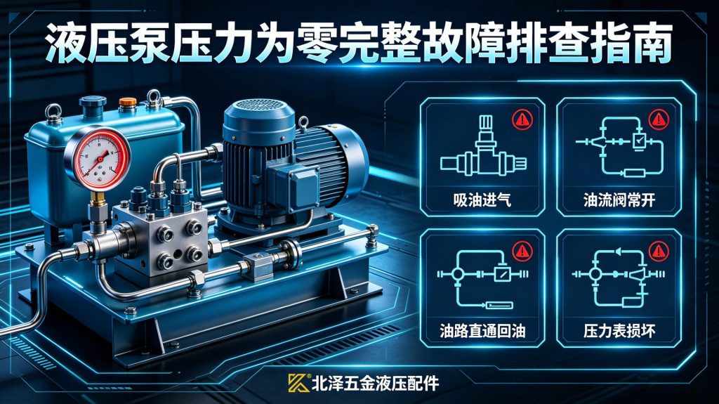 液压泵压力为零故障排查指南