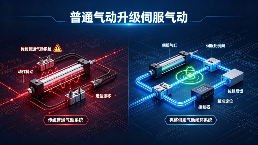 气动系统升级伺服气动系统注意事项