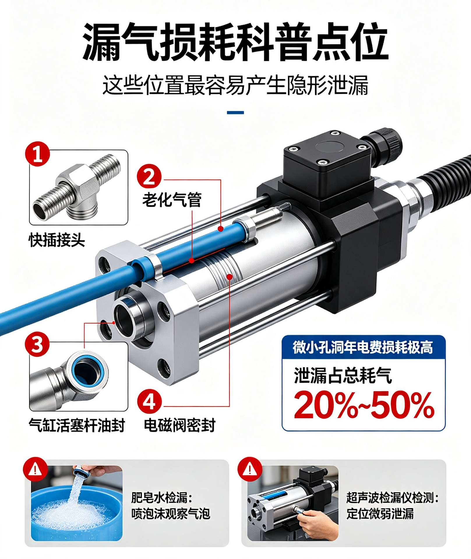 漏气位置