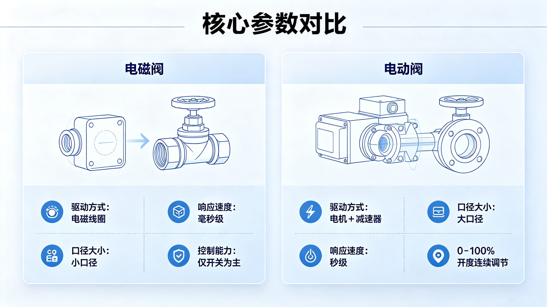 参数对比