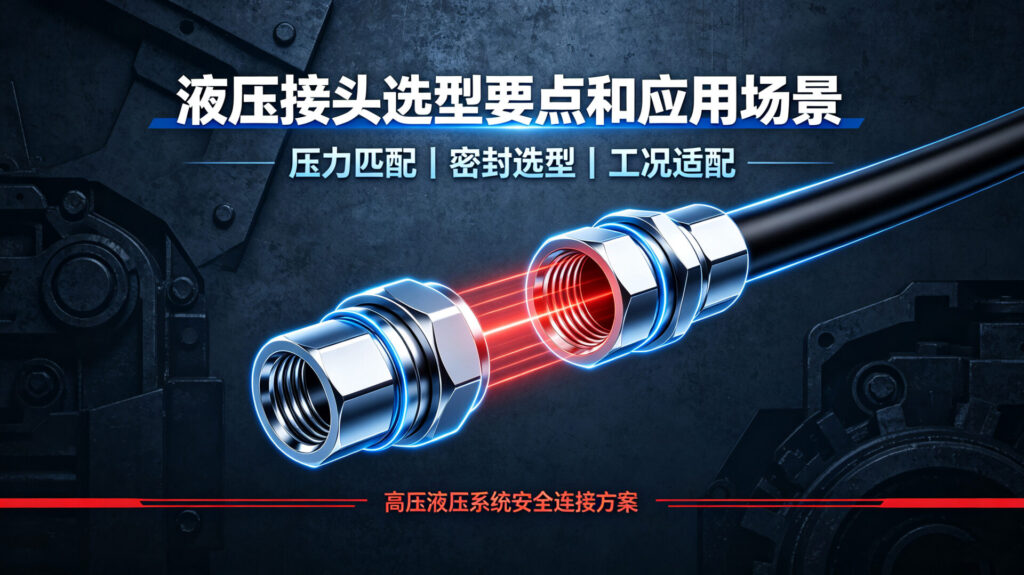 液压高压管路接头怎么选?选型要点与典型应用场景