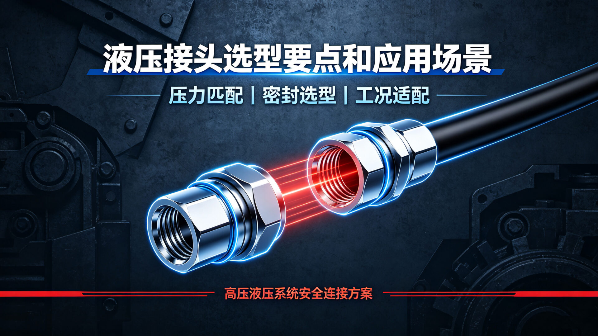 液压高压管路接头怎么选？选型要点与典型应用场景