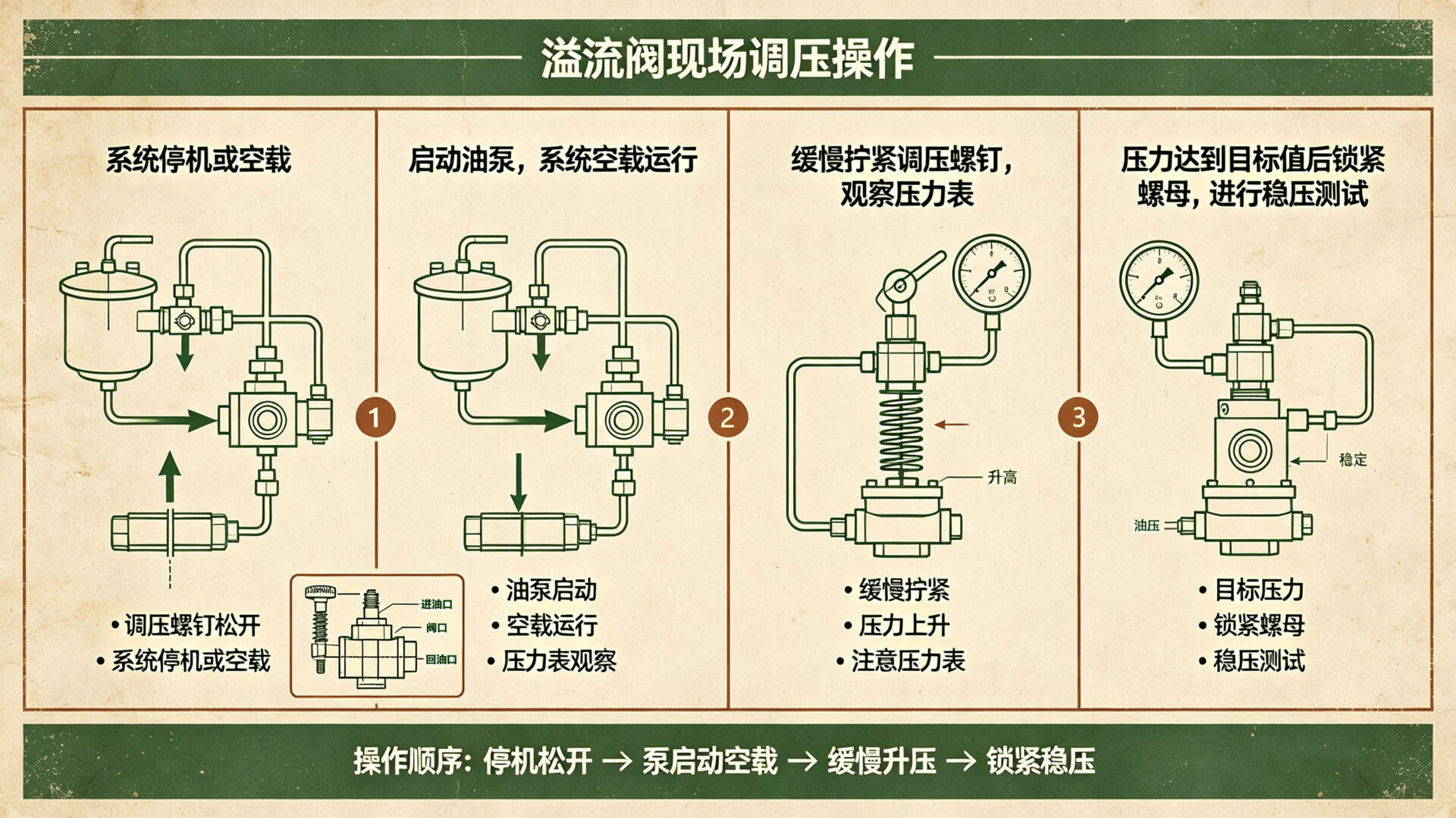 调压顺序