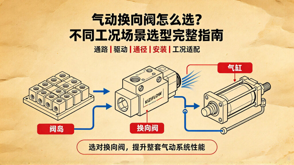 气动换向阀怎么选？不同工况场景选型完整指南