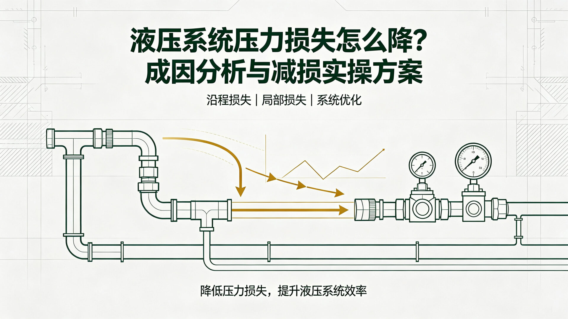 液压系统压力损失怎么降？成因分析与减损实操方案