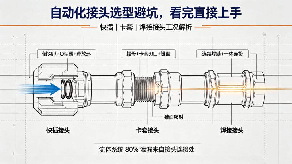 自动化接头选型避坑，看完直接上手