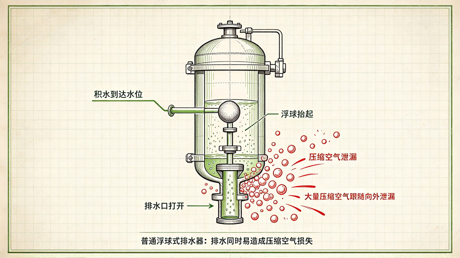 排水器剖视图