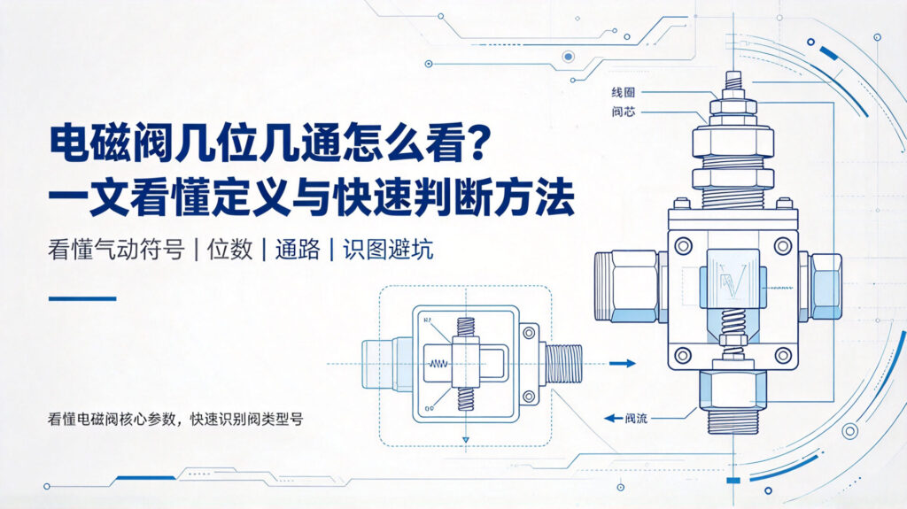 电磁阀几位几通怎么看?一文看懂定义与快速判断方法