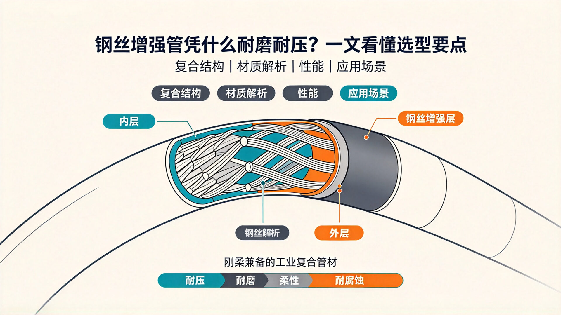 钢丝增强管凭什么耐磨耐压？一文看懂选型要点